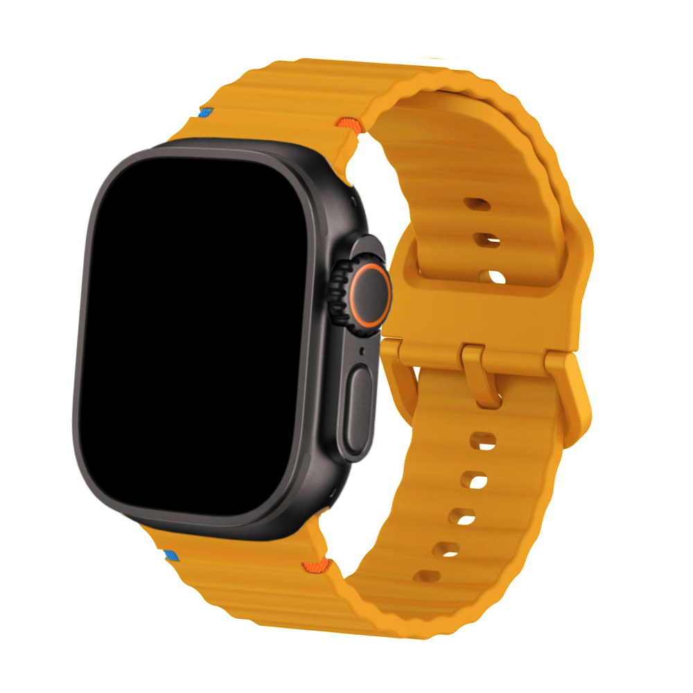 Siliconen Horlogeband met Tweekleurig Design voor Apple Watch