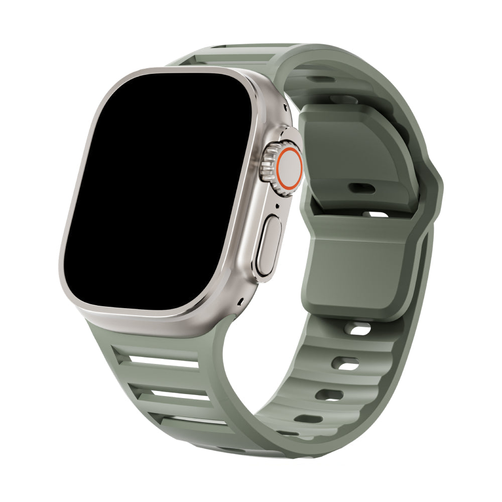 Siliconen Sportbandje voor Apple Watch - Verstelbaar en Waterbestendig