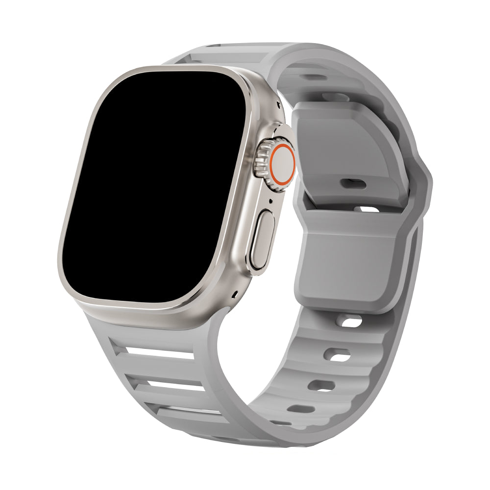 Siliconen Sportbandje voor Apple Watch - Verstelbaar en Waterbestendig