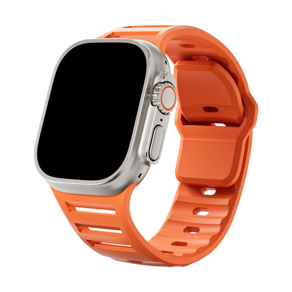 Siliconen Sportbandje voor Apple Watch - Verstelbaar en Waterbestendig