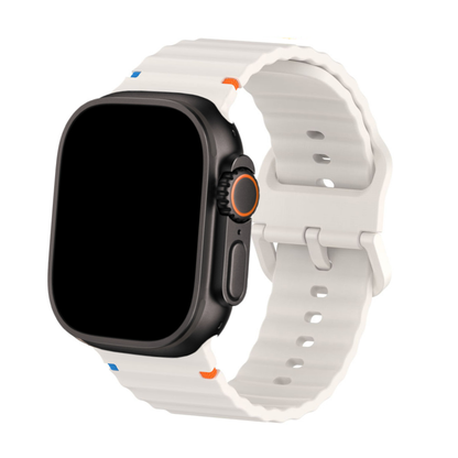Siliconen Horlogeband met Tweekleurig Design voor Apple Watch