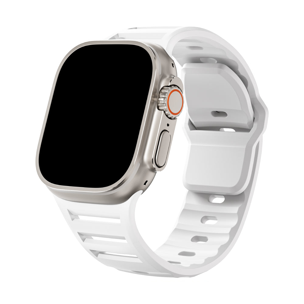 Siliconen Sportbandje voor Apple Watch - Verstelbaar en Waterbestendig