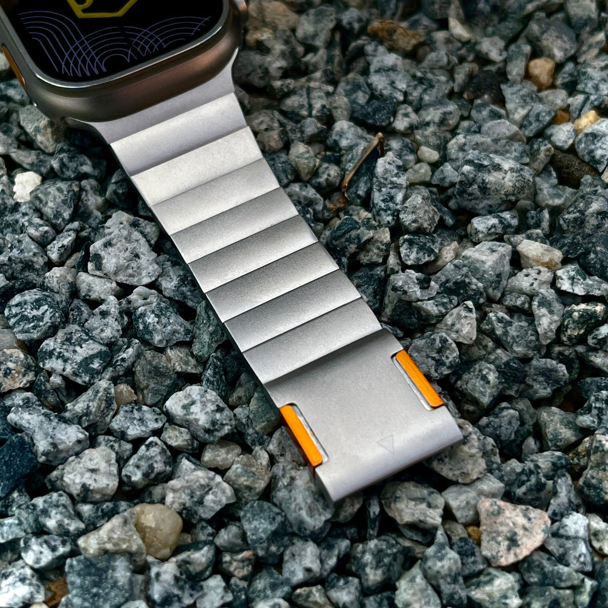 Titanium Horlogeband met Magnetische Sluiting voor Apple Watch