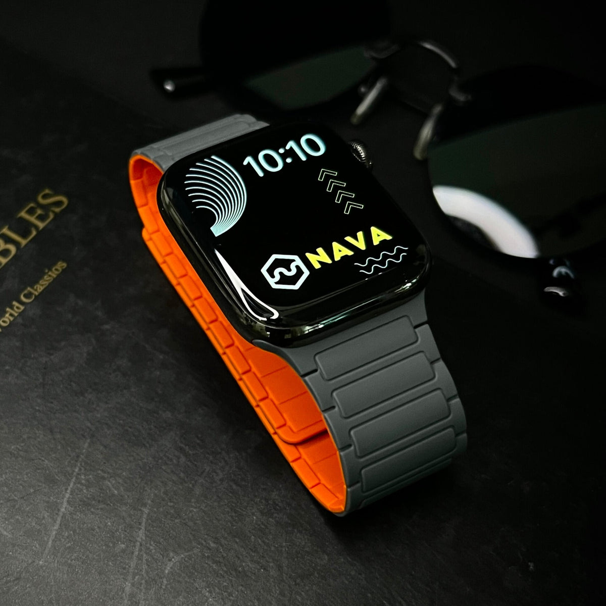 Siliconen Horlogeband met Magnetische Sluiting - Compatibel met Apple Watch