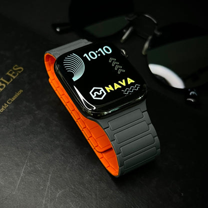 Siliconen Horlogeband met Magnetische Sluiting - Compatibel met Apple Watch