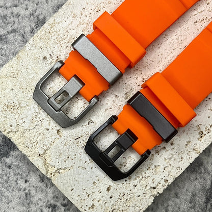 Siliconen Horlogebandje voor Apple Watch - Sportband met Titanium Gesp