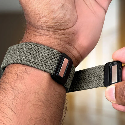 Apple Watch Bandje Geweven Stretch met Verstelbare Gesp