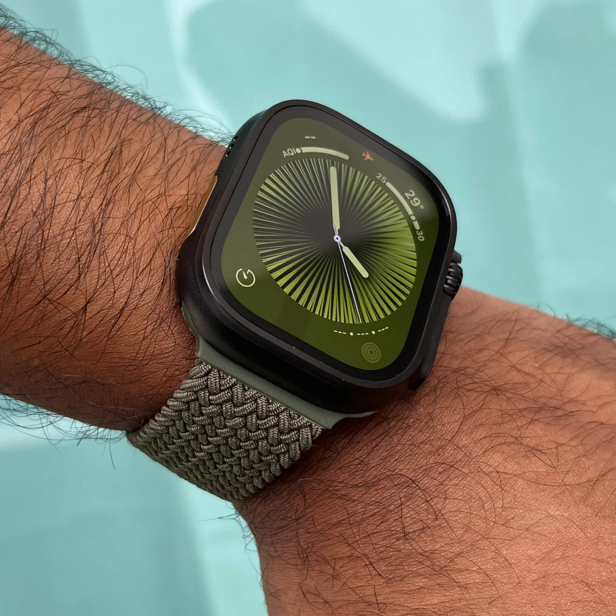Apple Watch Bandje Geweven Stretch met Verstelbare Gesp