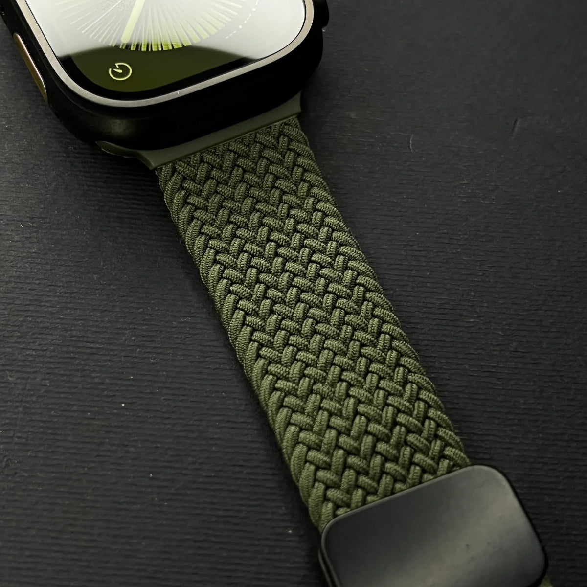 Apple Watch Bandje Geweven Stretch met Verstelbare Gesp