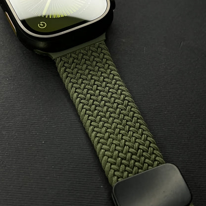 Apple Watch Bandje Geweven Stretch met Verstelbare Gesp