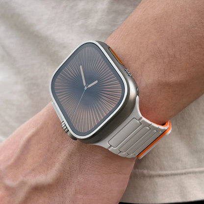 Siliconen Horlogeband met Magnetische Sluiting - Compatibel met Apple Watch