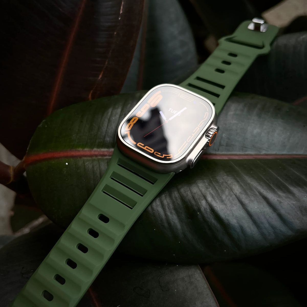 Siliconen Sportbandje voor Apple Watch - Verstelbaar en Waterbestendig