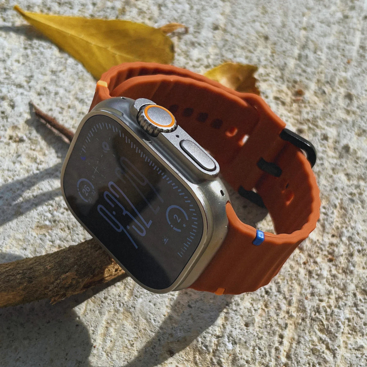 Siliconen Horlogeband met Tweekleurig Design voor Apple Watch