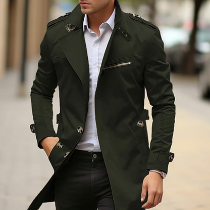 Heren Trenchcoat Klassiek Model met Ceintuur