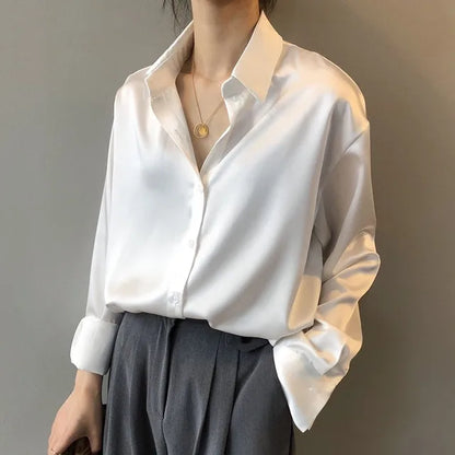 Celeste - Satijnen Blouse
