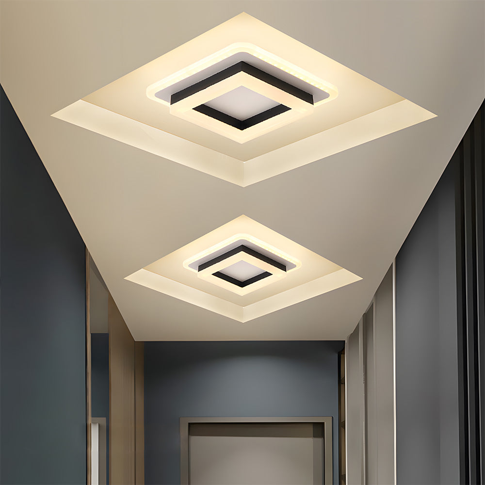 Moderne LED Plafondlamp Vierkant - 24W Instelbaar Lichtkleur