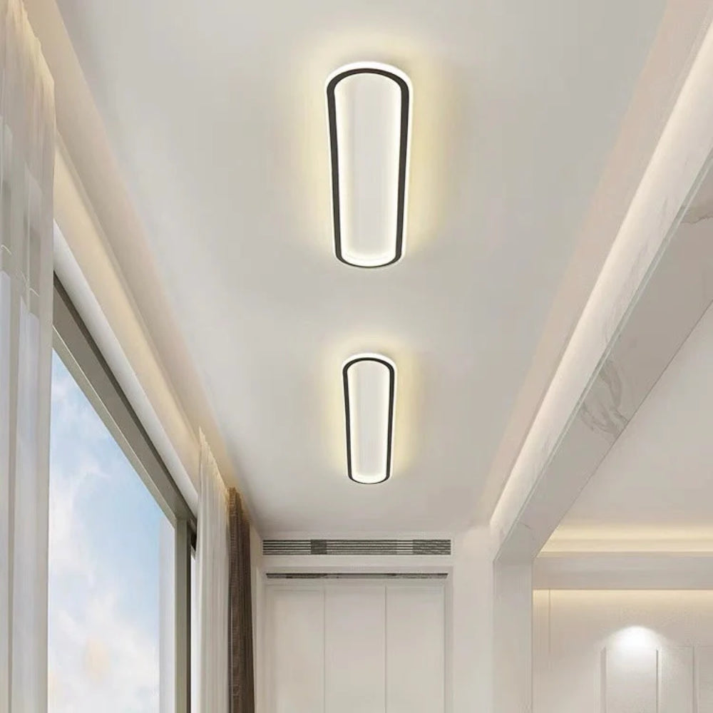 Moderne Langwerpige LED Plafondlamp voor Gang en Hal
