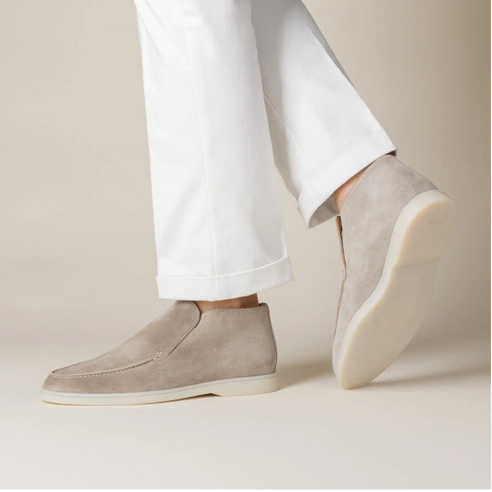 Heren Hoge Schacht Loafers – Lichtgewicht, Geschikt voor Casual en Dagelijks Gebruik