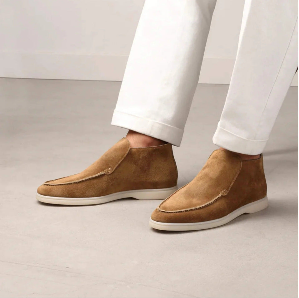 Heren Hoge Schacht Loafers – Lichtgewicht, Geschikt voor Casual en Dagelijks Gebruik