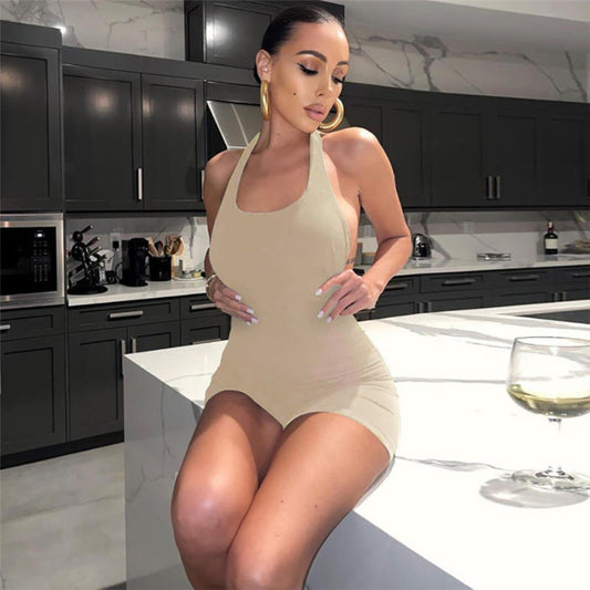 Valentina - Sexy Halternek Jumpsuit