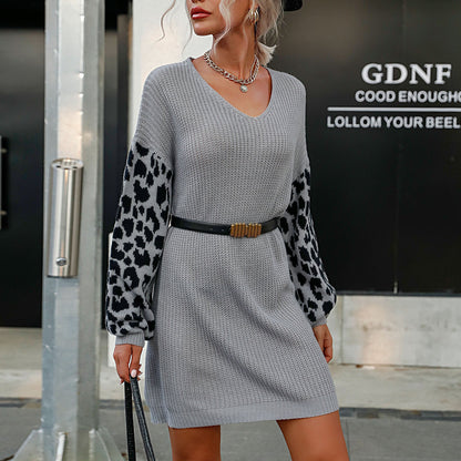 Wol Gebreide Damesjurk met Lange Mouwen – Comfortabele Winterkleding Essentials