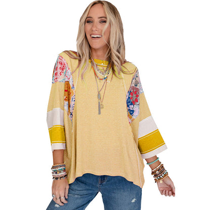 Dames Oversized Top – Casual, Geschikt voor Lente en Zomer
