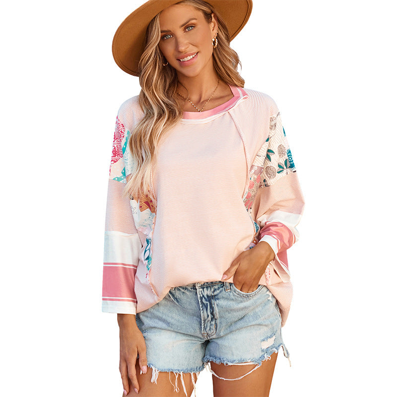 Dames Oversized Top – Casual, Geschikt voor Lente en Zomer