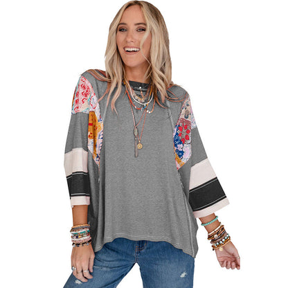 Dames Oversized Top – Casual, Geschikt voor Lente en Zomer