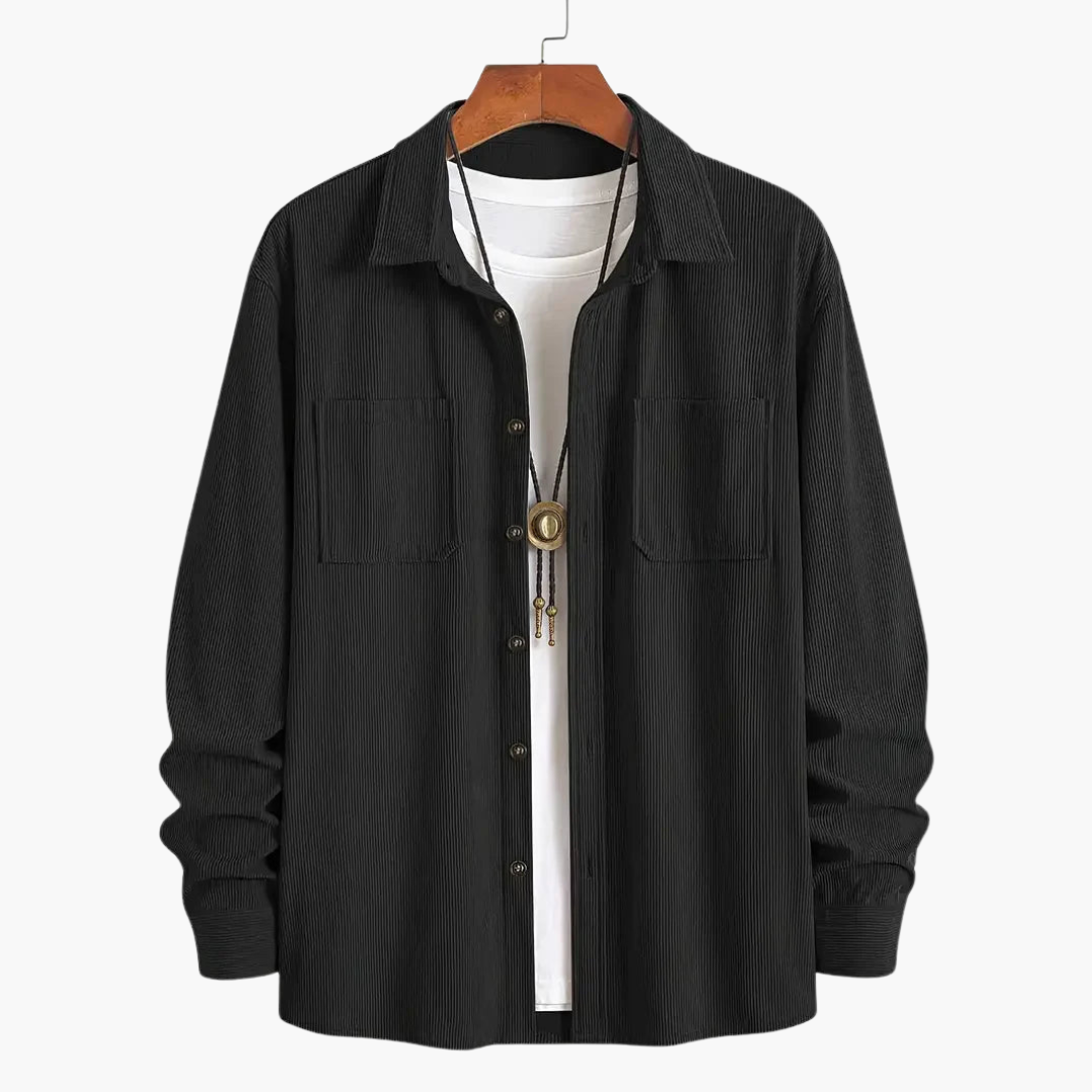 Heren Ribfluwelen Jack - Casual Jas met Borstzakken