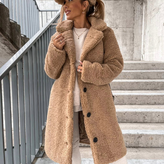 Zoë - Modieuze Teddybeer Jas