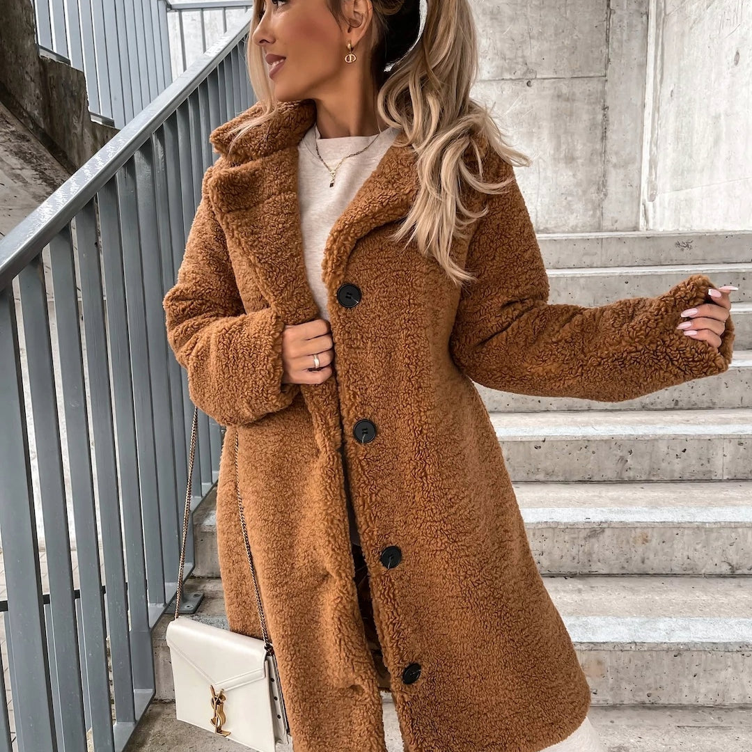 Zoë - Modieuze Teddybeer Jas
