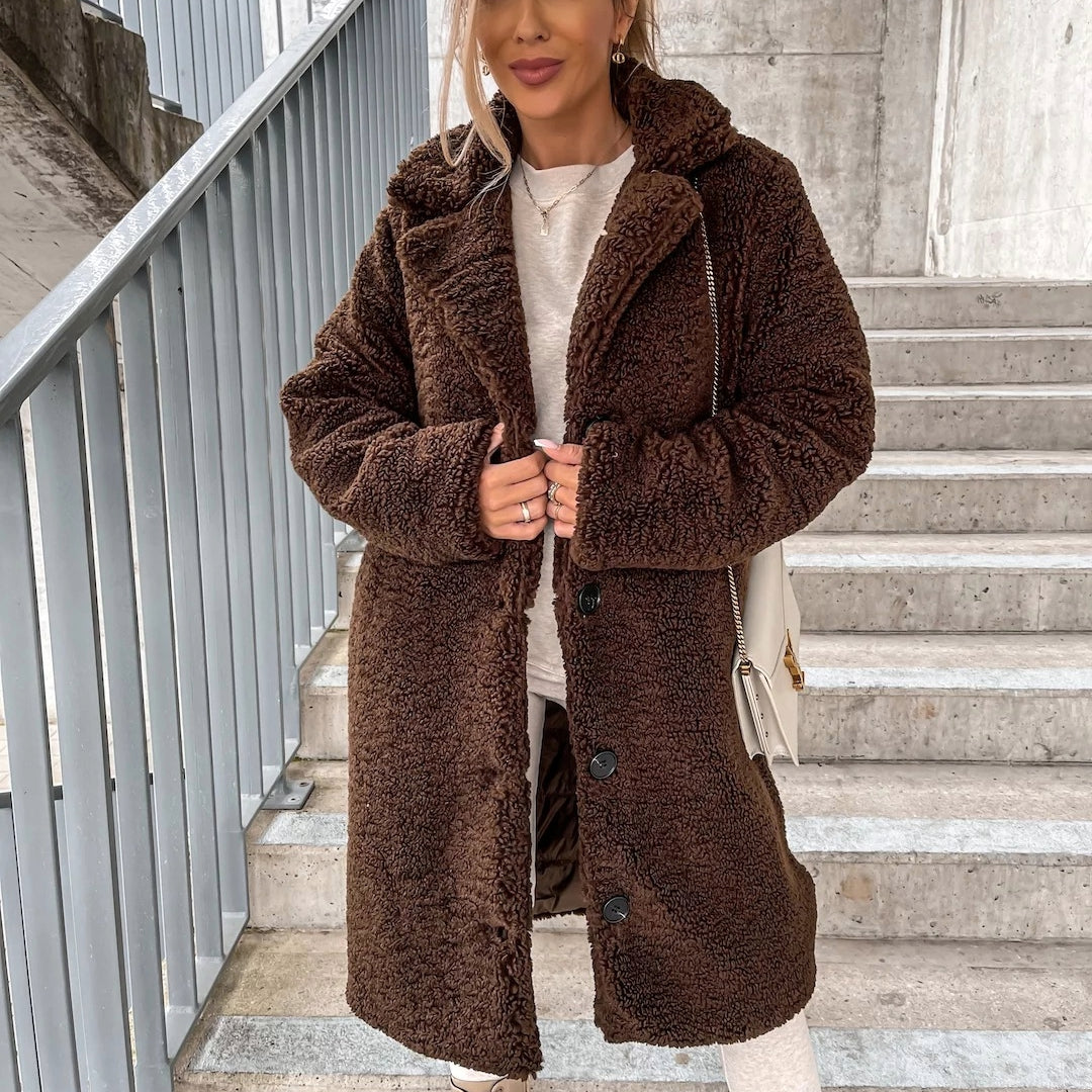 Zoë - Modieuze Teddybeer Jas