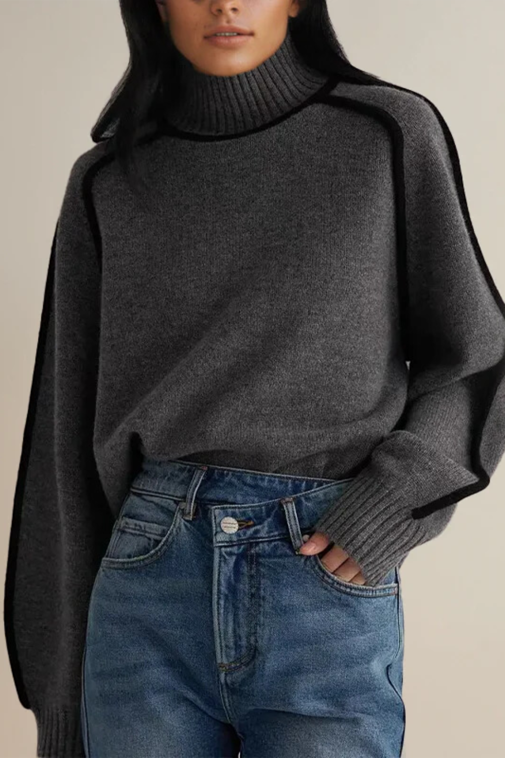 Isabelle™ - Half Turtleneck Knitted Sweater
