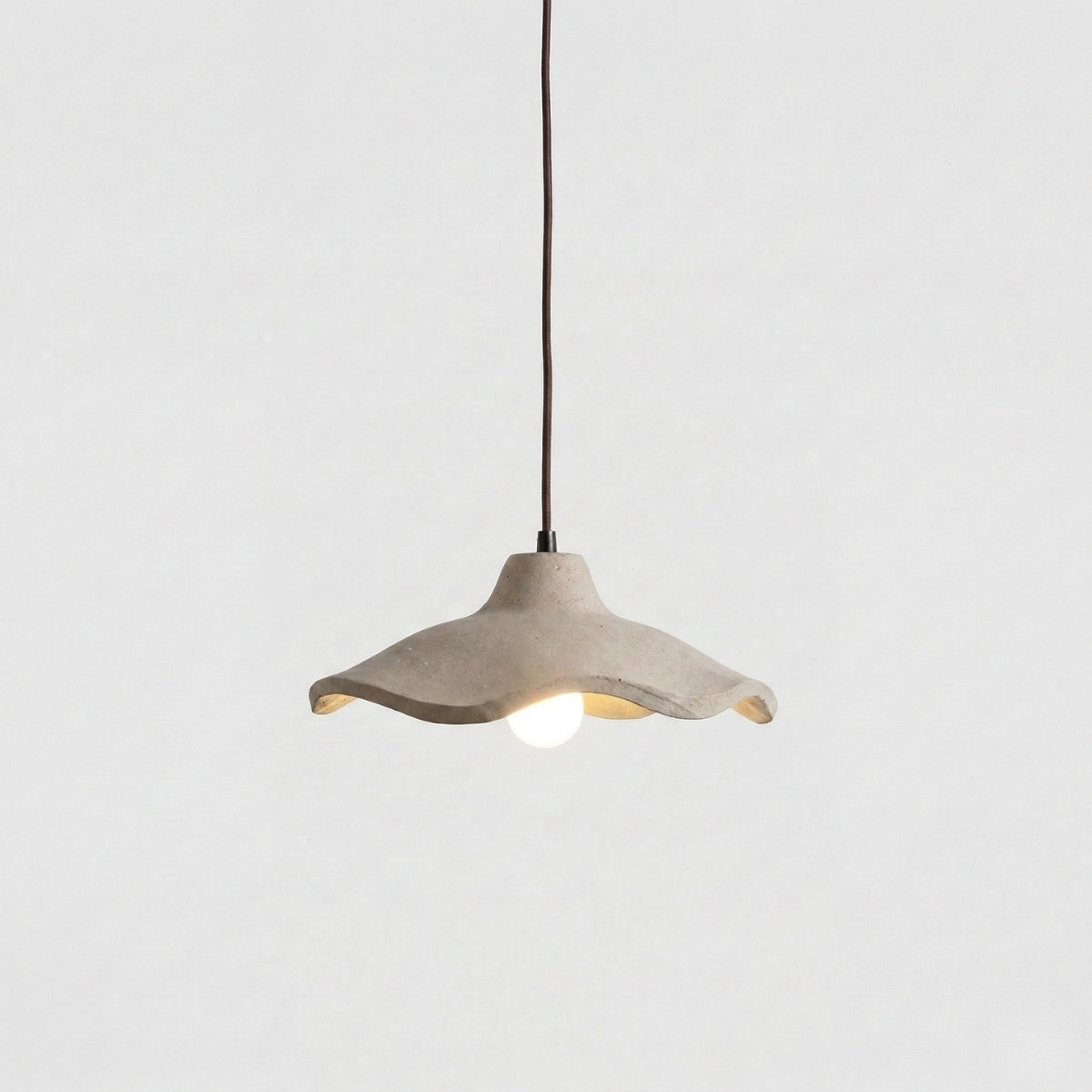 organic cement pendant lamp