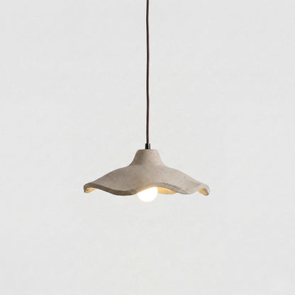 organic cement pendant lamp