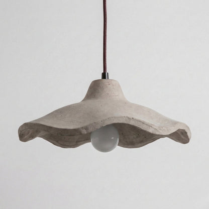 organic cement pendant lamp