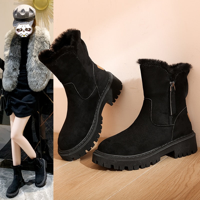 Orthopedic Warm Lined Women's Boots with Arch Support for Winter Comfort 5