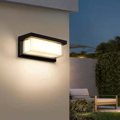 Buitenwandlamp met Bewegingssensor – Zwart, Waterdichte LED Tuinverlichting