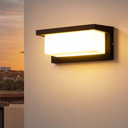 Buitenwandlamp met Bewegingssensor – Zwart, Waterdichte LED Tuinverlichting