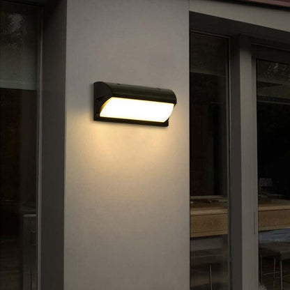 Buitenwandlamp met Bewegingssensor – Zwart, Waterdichte LED Tuinverlichting