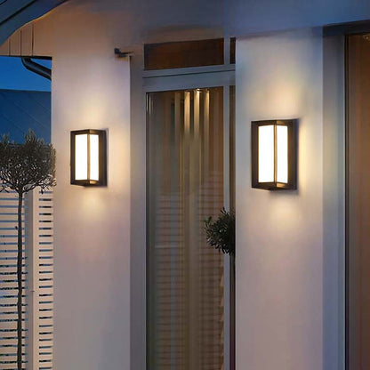 Buitenwandlamp met Bewegingssensor – Zwart, Waterdichte LED Tuinverlichting