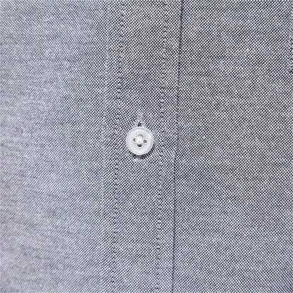 Heren Slim Fit Overhemd – Met Button-Down Kraag en Borstzak, Geschikt voor Werk en Dagelijks Gebruik