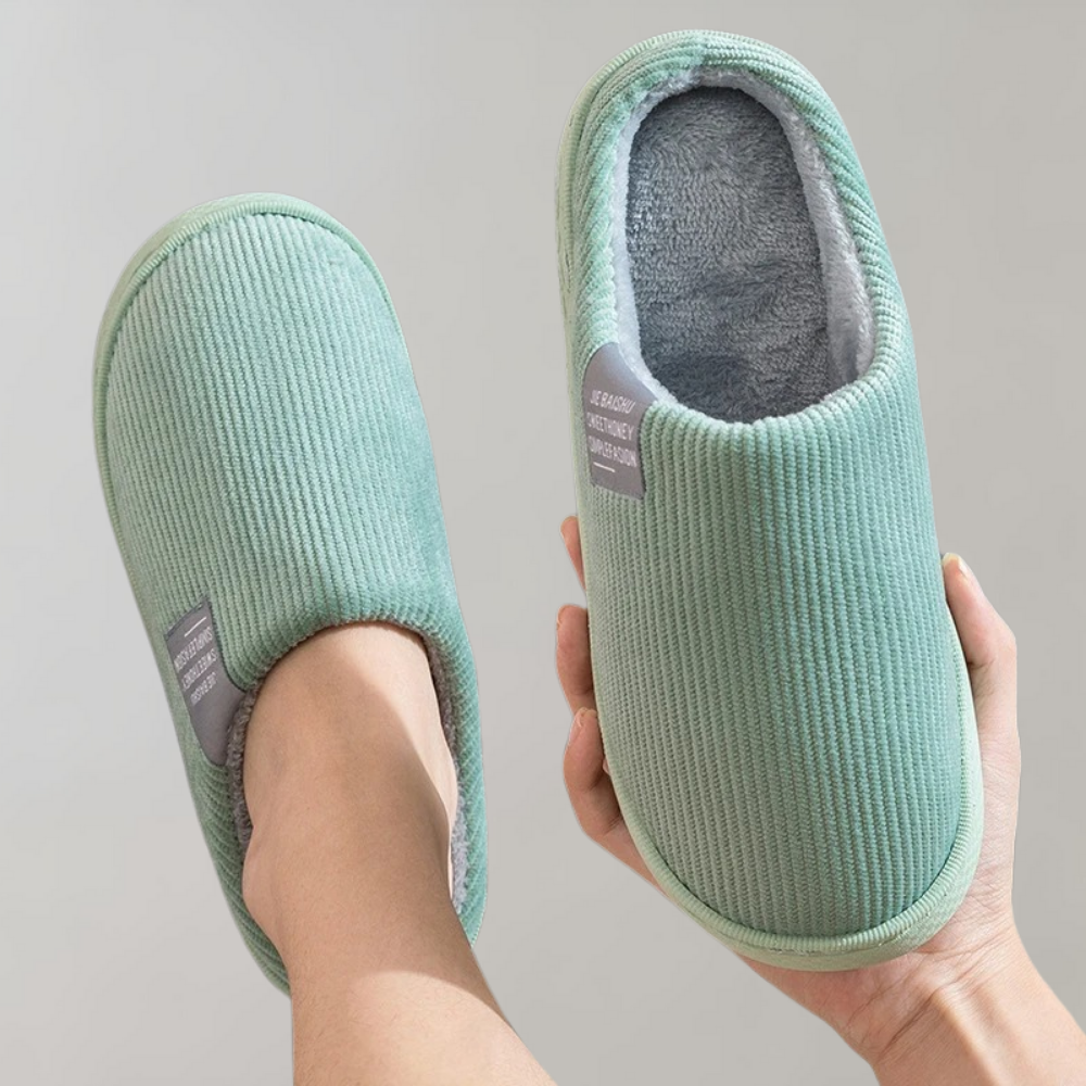 Dames Orthopedische Instap Pantoffels – Huisslippers voor Binnen met Ondersteunende Zool