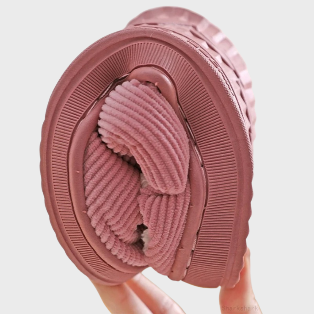 Dames Orthopedische Instap Pantoffels – Huisslippers voor Binnen met Ondersteunende Zool