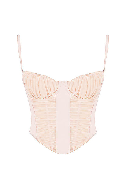 Helivienne - Peachy Gathered Korset met Romantische Details