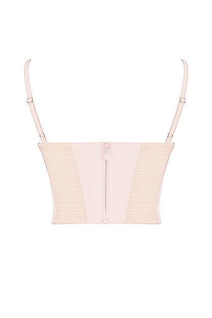 Helivienne - Peachy Gathered Korset met Romantische Details