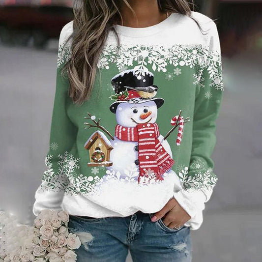 Dames Gebreide Kersttrui – Warme Christmas Sweater voor Winter en Feestdagen