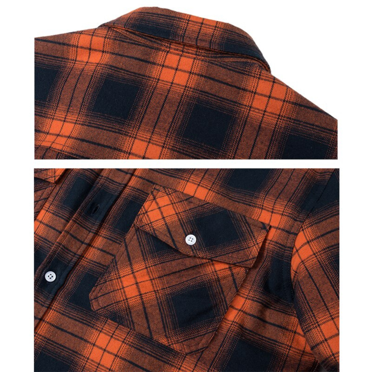 Derrick | Men's Sherpa Lined Plaid Shirt Jacket - Image 2