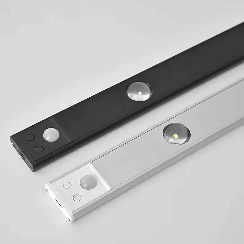 LED Lichtbalk Oplaadbaar met Bewegingssensor – Draadloos Aluminium