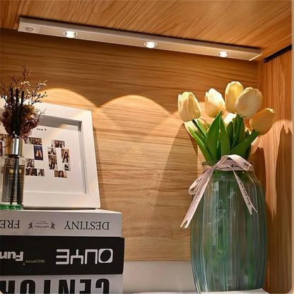 LED Lichtbalk Oplaadbaar met Bewegingssensor – Draadloos Aluminium